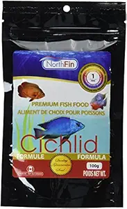 Northfin Fish Food Cichlid Formula 1mm Pellet 100 Grams