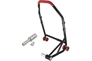 ‎SEFIS MOTO SEFIS D22 hinterer Einarm Montageständer für Monoschwingen - linksseitig Hinterrad Motorradheber Serviceständer Heck Motorrad Montageständer Hinten Motorrad Ständer Set Motorrad Aufbocken (42,5 mm)