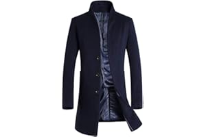 Vogstyle Uomo Sottile Caloroso Cappotto Invernale Di Lana(xs-xl)