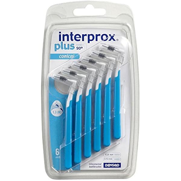 Interdentalbürsten Set – 6x6 Stück, Rot, Mini-konisch, Perfekt Für Zahnzwischenräume