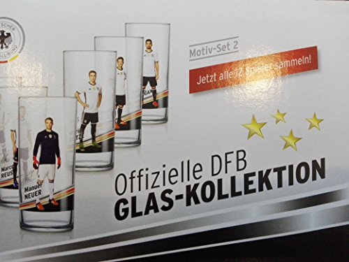 Offizielle DFB Glas Kollektion Sammelglas 6er