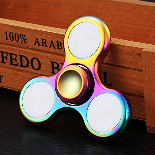Saingace LED-Licht Fidget Hand Spinner Torqbar Finger Spielzeug EDC Focus Gyro - 3