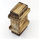 Joyeee® Denksportaufgaben aus Holz Gehirnjogging Puzzle Entwirrung Puzzles – #12 - 2
