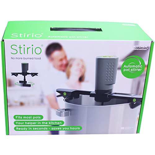 UNIKIA Automatisches Umrührgerät Rührgerät Stirio schwarz/silber kitcheninnovation