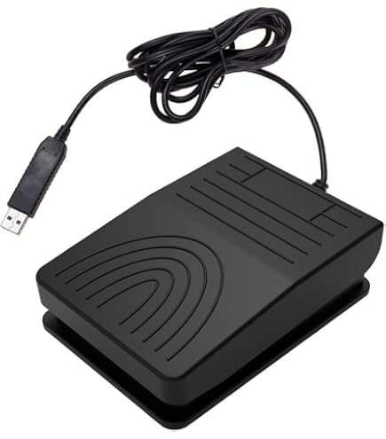Pédale Commutateur Triple Pied Leapiture - Interrupteur USB Multifonction Programmable Pour Jeu, Bureau Et Contrôle