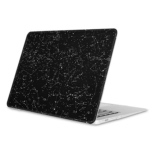 Fintie H  lle f  r MacBook Air 13 - Ultrad  nne Plastik Hartschale Schutzh  lle Snap Case f  r Apple MacBook Air 13 3 Zoll  A1466 A1369   Sternbild