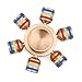 Produktbild Hand Spinner LA TECH Fidget Spinner 6 Punkte Leuchtend Stress Brass Fidget Toys Spielzeug für ADD ADHD Angst und Autismus Erwachsene Kinder (Golden)Y206-FBA