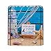 Produktbild CELYCASY Sea Shell-Fischen im Meer Ozean-Design Holz-Leuchtturm-Seestern Badezimmer Duschvorhang, Stoff, Blau, Polyester-Mischgewebe, P, 36x72 inches