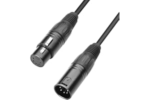 Adam Hall Cables 3 STAR DGH 1000 - Cavo DMX XLR maschio 5 poli a XLR femmina 5 poli 10 m