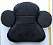 Posture Cushion - Winged Lumbar Support Cushion With High Density Foam And Adjustable Side Panels. Great For Improving Posture And Pain Relief. Helps Prevent Back Pain While Sitting In The Car Home And Office. Available With Easy Clean Cleaning Black Mesh Cover. Great Quality And Value For Money.