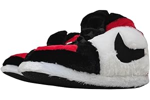 iPantuflas Pantuflas Zapatillas de Casa AJ 1 Unisex Hombre Mujer | Tallas únicas 35-43 43-48 | Pantuflas Originales para Regalar | Zapatillas de Invierno Divertidas Calentitas para el hogar