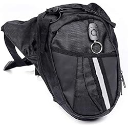 Fansport Bolso para Piernas, Fanny Waist Pack Carreras de Motos Cintura Bolso de Cintura para IR de Excursión