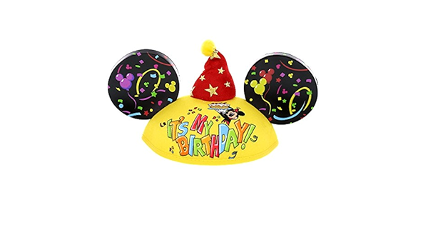 Mickey Mouse Ears Happy Birthday Hat Yes Amazon Co Uk Toys Games