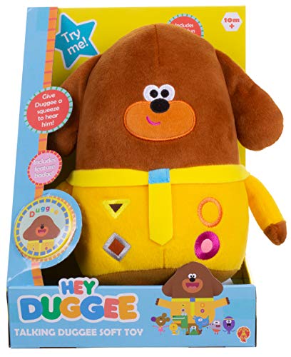 Hey Duggee - Muñeco de Peluche Que Habla (marrón)