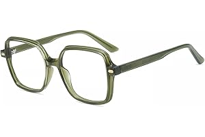 Firmoo Oversized Square Blue Light Blocking Glasses, Computer Gaming/TV/Phones Glasses for Women/Men