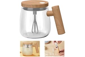 EBKCQ Batidora Taza de Vaso, 400 ml Taza de Batidora de Vaso Portatil, Mug de Batidora Vaso Autoagitadora, cup de Licuadora de Vaso para café en polvo, leche en polvo, avena, proteína en polvo