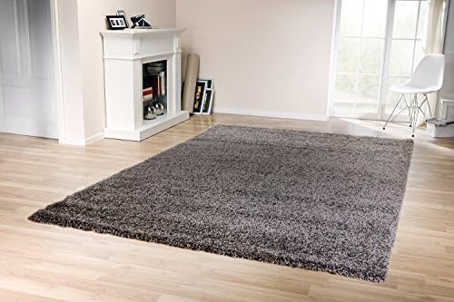 Shaggy Rug High Pile Long Pile Modern Carpet dark grey 120x170cm (4ft x 5ft 6")