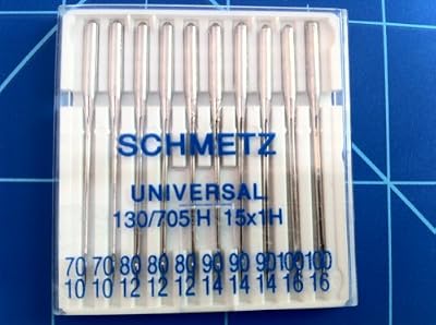 Schmetz Assortiment de 10 aiguilles pour machine à coudre 70-90