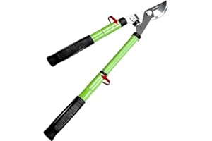 GARDENWORK Telescopic Bypass Loppers 43-60cm,Garden Loppers for Gardening,SK5 Sharp Blade,Cutting Diameter: 3.5 cm,Garden Tree Lopper for Pruning Fresh Branches
