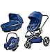 Quinny Moodd with Carrycot Blue Base and Pebble Blue Base