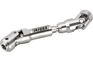 INJORA Antriebswelle Edelstahl Heavy-Duty für Axial SCX10 90046 AXI03007 TRX4 Redcat Gen8 1/10 RC Car Crawler Upgrade