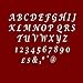 Easy To Stick 4 Stylish Alphabet / Letters Acrylic Mirror Effect Plaques to make a name