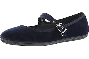 victoria Bailarinas Oda Terciopelo & Ribete Al Tono & Hebilla 104913 para Niñas