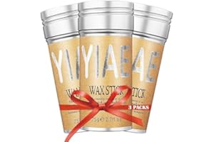 Stick di cera per capelli (75 g x 3), YIAE Cera capelli donna e uomo, Stick cera capelli non grassa per flyaways crespi e capelli di bambin e controllo dei bordi