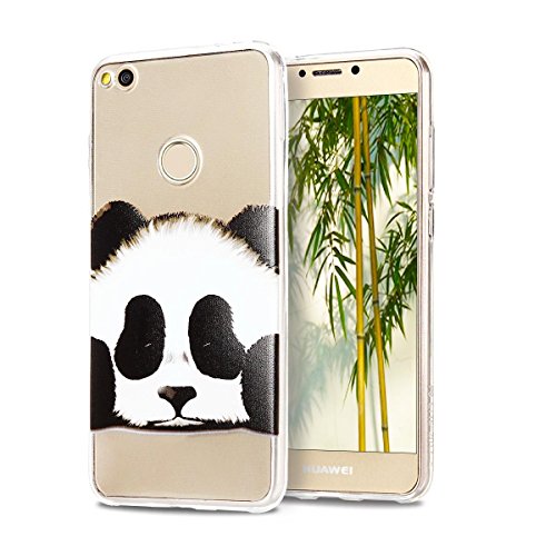 Funda Huawei P8 Lite 2017  CaseLover Huawei P8 Lite 2017 5 2  Carcasa Case Silicona Gel Clear Ultra Fina Flexibilidad Transparente Anti-rasgu  os Impresi  n Est  tica Cover para Huawei P8 Lite 2017 - Panda