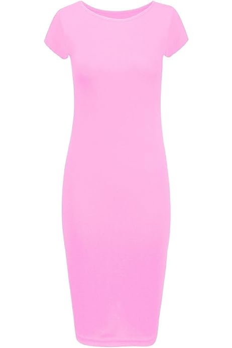 jersey bodycon midi dress