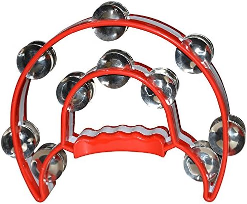 Thaala - Ashton Double Half Moon Tambourine - Random Colour