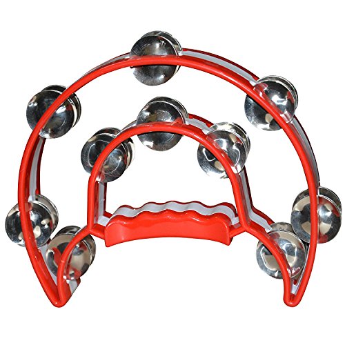 Thaala - Ashton Double Half Moon Tambourine - Random Colour