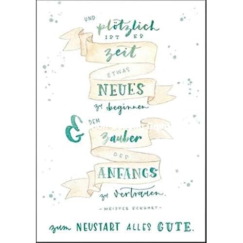 Suchergebnis auf Amazon.de für: Neuanfang - Karten / Papierprodukte