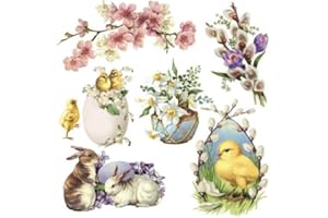 SERVIETTEN OSTERN 20 Servietten Vintage Ostermotiv | Küken | Hasen | Ostern 33x33cm