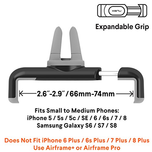 Kenu Airframe - Soporte port til de smartphone o de GPS para coches color gris reviews Kenu Airframe - Soporte port til de smartphone o de GPS para coches color gris