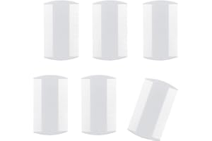Ginddy 6 Pcs Plastic Double Sided Lice Combs Nit Combs for Long Thick Hair, Advantage Flea Treatment Fine Tooth Comb for Cats, Head Lice Treatment for Kids, Pets and Adults (White)