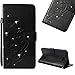 Produktbild CESTOR Magnetverschluss Flip Hülle für Samsung J4 Plus,Luxus [3D Diamant Schmetterling Blumen] Brieftasche mit Halter Kreditkarte Slots und Standfunktion Hülle für Samsung Galaxy J4 Plus,Schwarz
