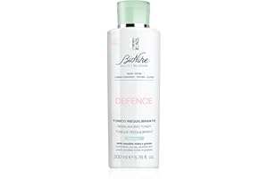 Bionike Defence - Tonico Riequilibrante Astringente per la Pulizia del Viso per Pelli Sensibili Miste e Grasse, Leviga e Opacizza la Pelle, Dona Freschezza Immediata, 200 ml
