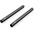 SMALLRIG 15mm Carbon Fiber Rod for Camera Shoulder Rig, 20cm 8 inch, Pack of 2-870