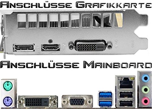 Ultra Ryzen DirectX 12 Gaming-PC Computer AMD Ryzen5 1400 (3.40 GHz) – GeForce GTX1050Ti 4GB DDR5 – 16GB DDR4 2133 – 2TB HDD – Windows10 Prof – DVD±RW – USB 3.0 #5346 - 2