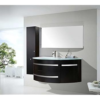 Badmöbel 120 cm Badezimmermöbel Badezimmer Waschtisch Schrank Spiegel