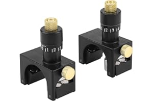 Jadeshay Pialla,2pezzi Taglierini per Pialle Regolabile Magnetica Strumento per Lavorazione Legno Acciaio con Scatola Legno per la Maggior Parte delle Lame Pialla