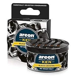 Areon Ken Black Crystal Car Air Freshener(35g)