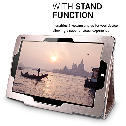 kwmobile Hülle für Chuwi Hi10 Pro – Tabletcover Slim Case Tablet Schutzhülle – Smart Cover Tabletcase Rosegold - 6