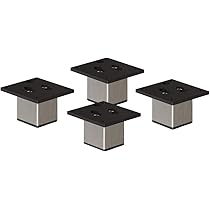 Gampe Per Mobili Regolabili MFV1 - Grigio Inox, Set Di 4, Per Armadi E Scaffali - Foto 10