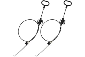 TOVOT 2 Pièces Câble de Remplacement pour Fauteuil Inclinable 98CM Câbles de Déverrouillage pour Canapé Inclinable