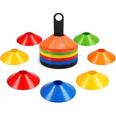 TK Gruppe Timo Klingler Cônes De Marquage Slalom 25 Pièces - Accessoires Entraînement Football