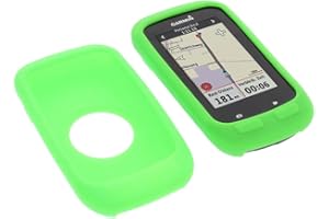 foto-kontor Funda Compatible con Garmin Edge 1000 Edge Explore 1000 Protectora Silicona Carcasa protección Verde