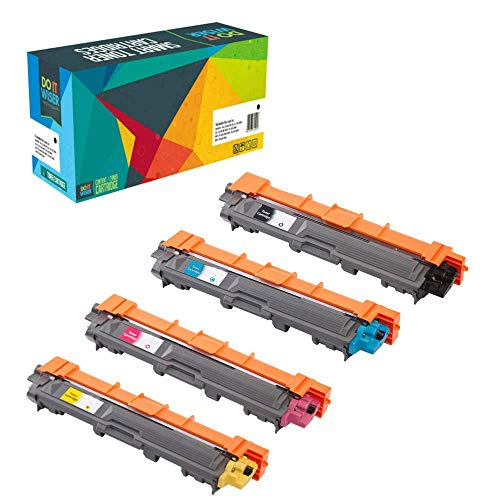 Do it Wiser 4 Cartuchos de T  ner TN241 TN245 Compatibles para Brother HL 3140 CW   HL 3150 CDN   HL 3150 3170 CDW   DCP 9015 9020 CDW   MFC 9130 9140 CDN   MFC 9130 CW   MFC 9330 9340 CDW