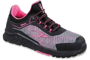 BETA Scarpa Antinfortunistica da Donna 0-Gravity 7352LG LEGGEREZZA STRAORDINARIA (Peso) Colore Grigio Inserti Rosa